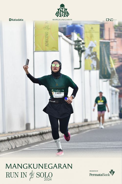Race photo from Mangkunegaran Run 2024