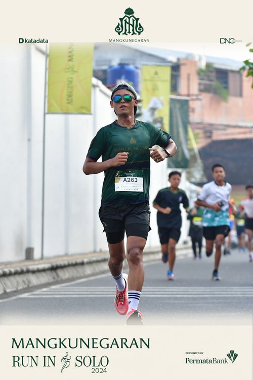 Race photo from Mangkunegaran Run 2024