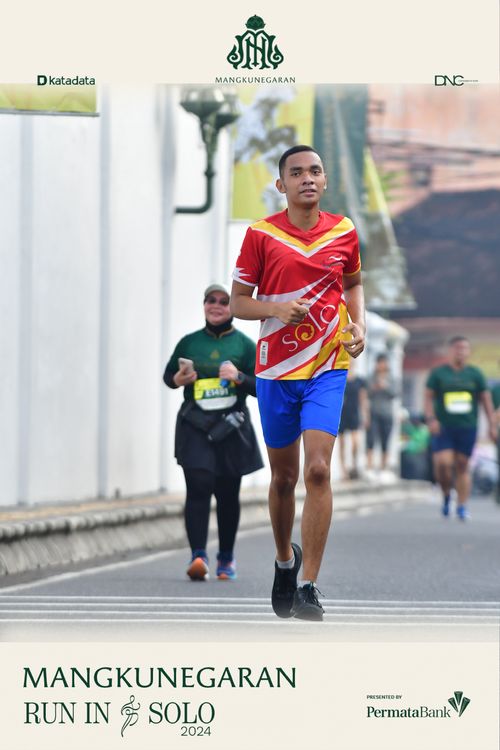 Race photo from Mangkunegaran Run 2024