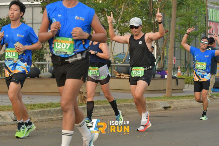 Race photo from ISOPlus Run 2024 Jakarta