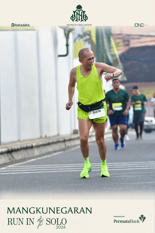 Race photo from Mangkunegaran Run 2024