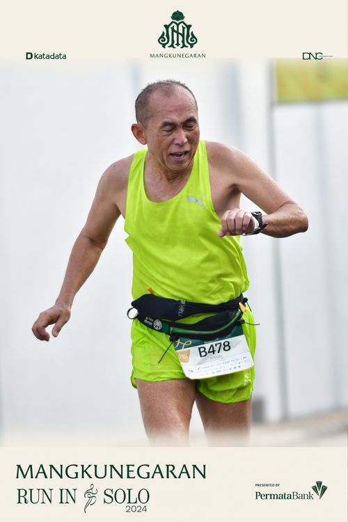 Race photo from Mangkunegaran Run 2024