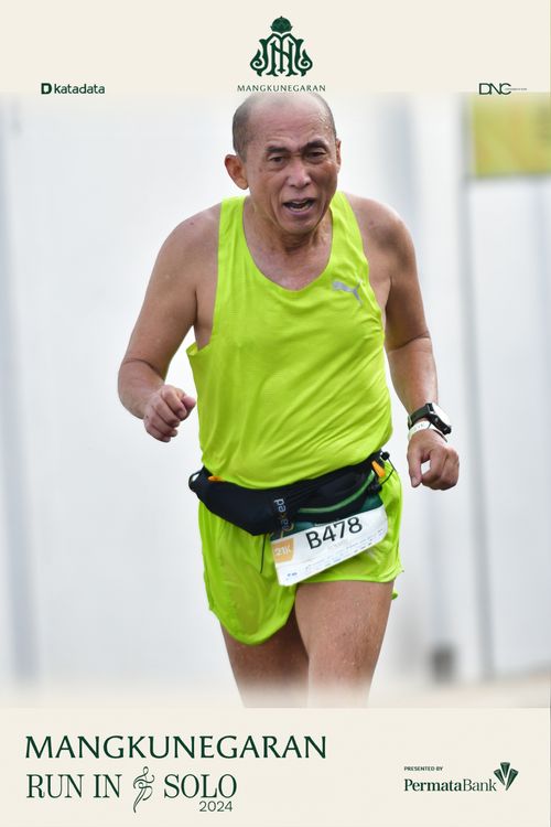 Race photo from Mangkunegaran Run 2024