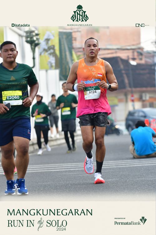 Race photo from Mangkunegaran Run 2024