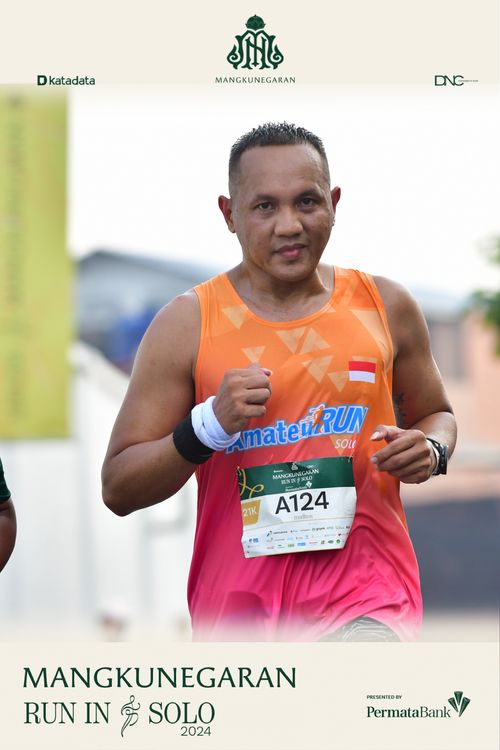 Race photo from Mangkunegaran Run 2024