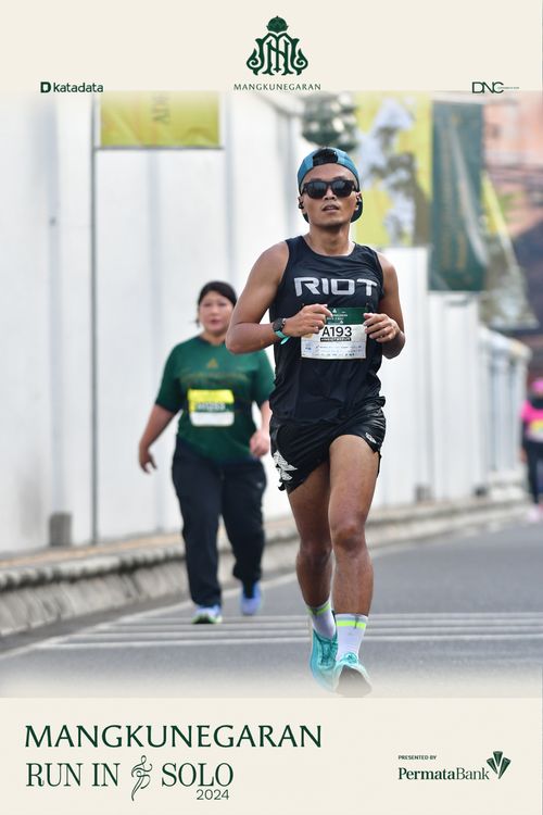 Race photo from Mangkunegaran Run 2024