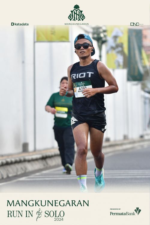 Race photo from Mangkunegaran Run 2024