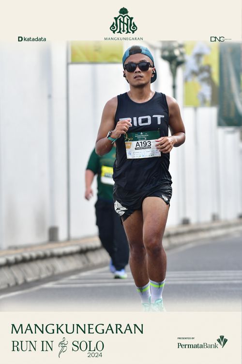 Race photo from Mangkunegaran Run 2024