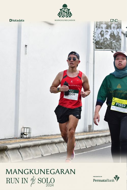 Race photo from Mangkunegaran Run 2024