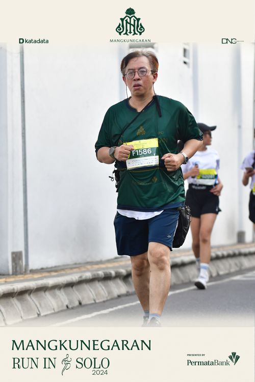 Race photo from Mangkunegaran Run 2024