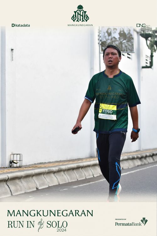 Race photo from Mangkunegaran Run 2024