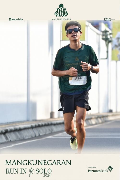 Race photo from Mangkunegaran Run 2024
