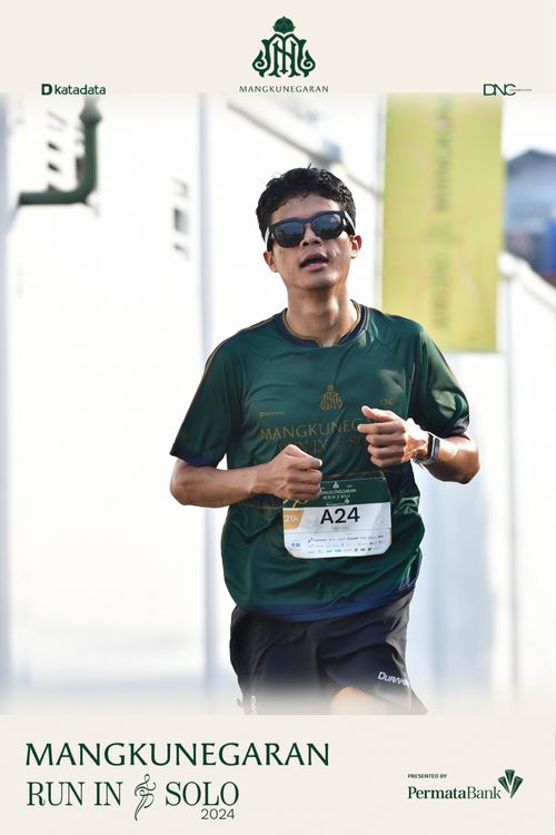 Race photo from Mangkunegaran Run 2024
