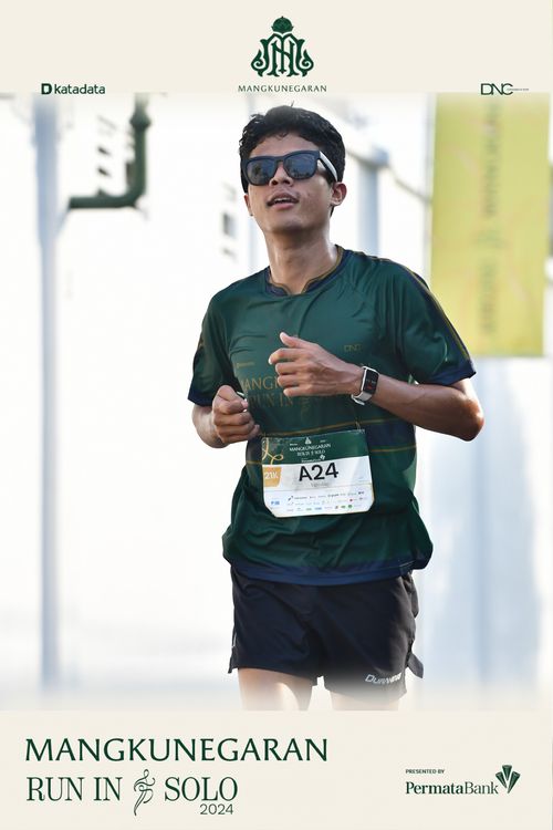 Race photo from Mangkunegaran Run 2024
