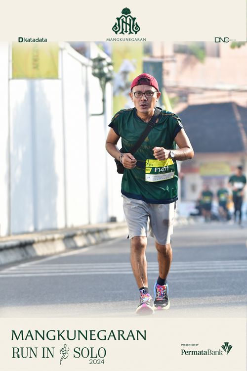 Race photo from Mangkunegaran Run 2024