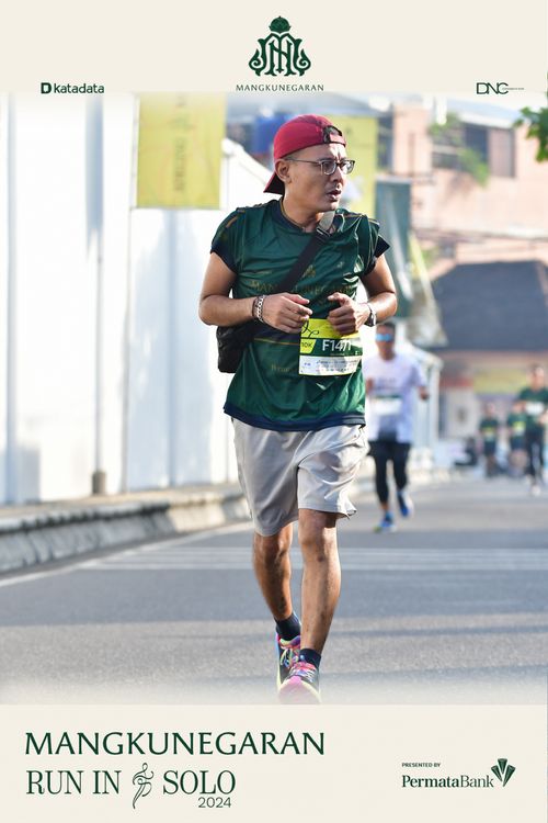 Race photo from Mangkunegaran Run 2024