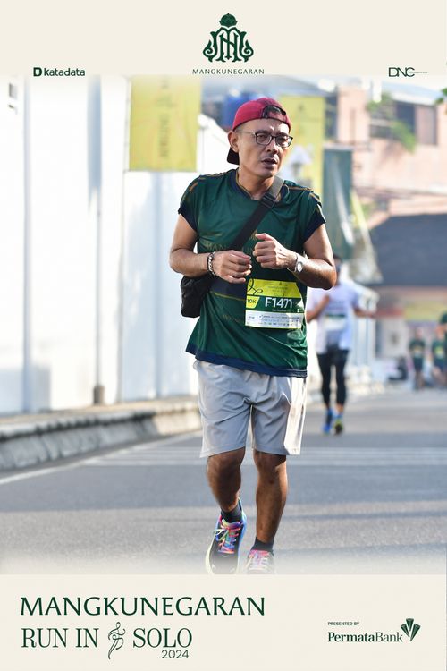 Race photo from Mangkunegaran Run 2024