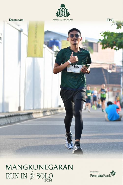 Race photo from Mangkunegaran Run 2024