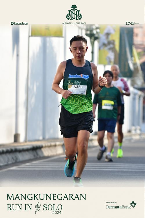 Race photo from Mangkunegaran Run 2024