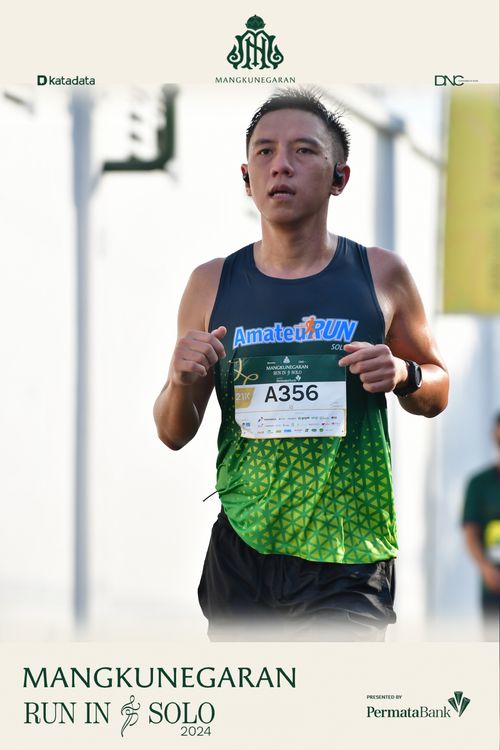 Race photo from Mangkunegaran Run 2024