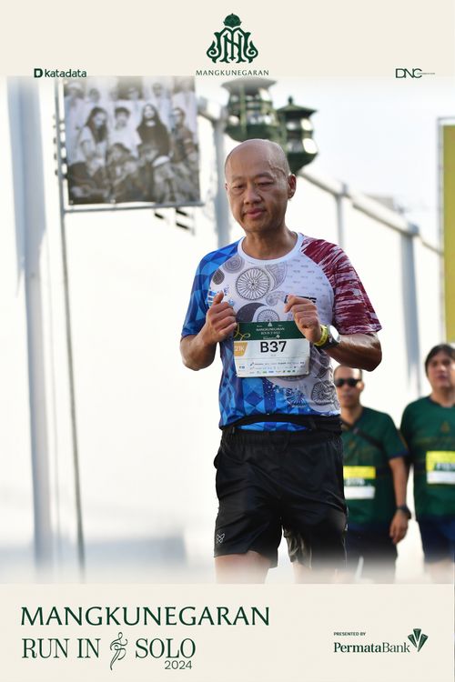 Race photo from Mangkunegaran Run 2024