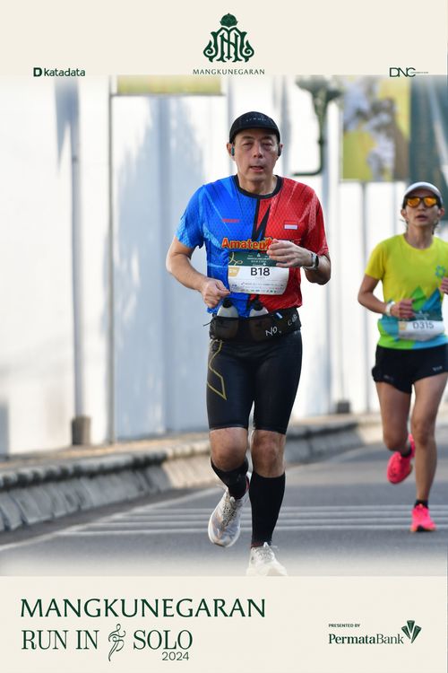 Race photo from Mangkunegaran Run 2024