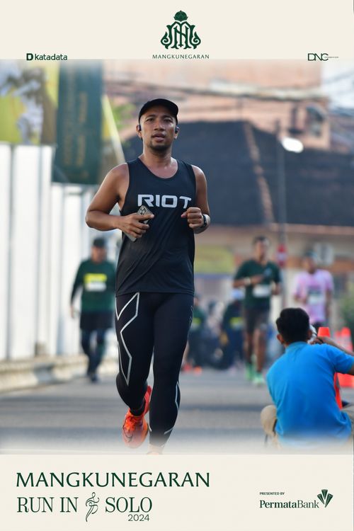Race photo from Mangkunegaran Run 2024