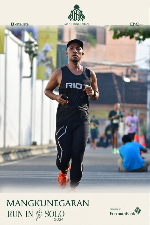 Race photo from Mangkunegaran Run 2024