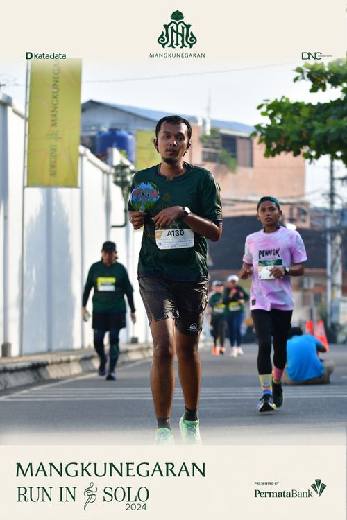 Race photo from Mangkunegaran Run 2024