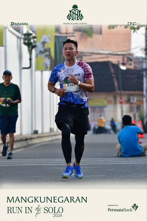 Race photo from Mangkunegaran Run 2024
