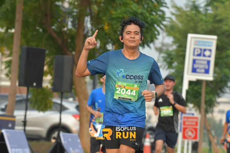 Race photo from ISOPlus Run 2024 Jakarta