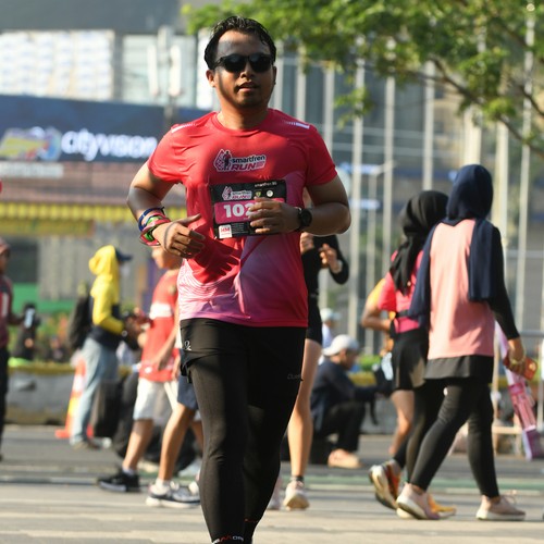 Race photo from SMARTFREN RUN 2026