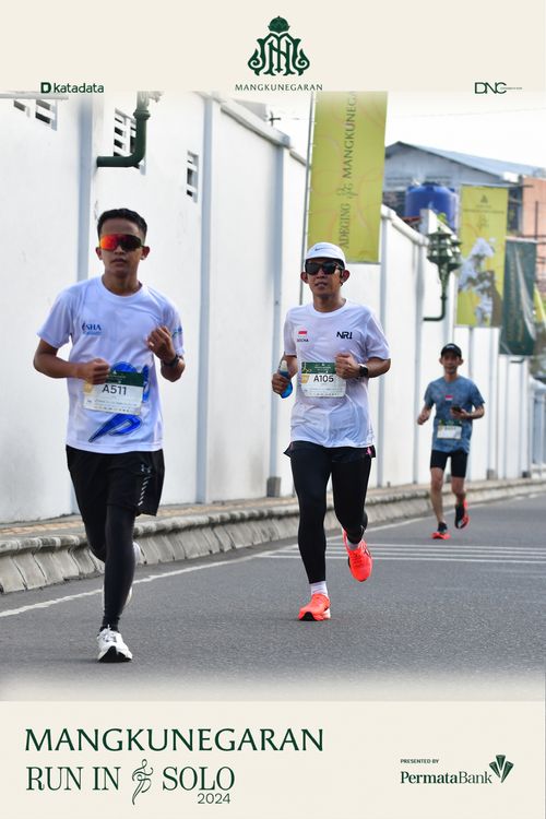 Race photo from Mangkunegaran Run 2024