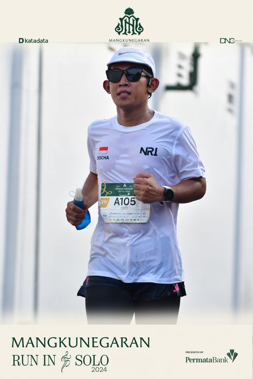 Race photo from Mangkunegaran Run 2024