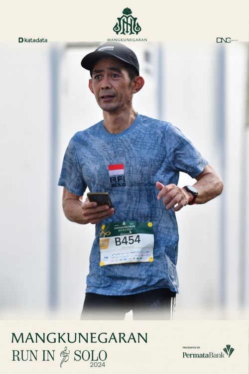 Race photo from Mangkunegaran Run 2024