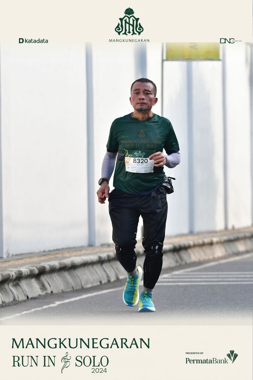Race photo from Mangkunegaran Run 2024