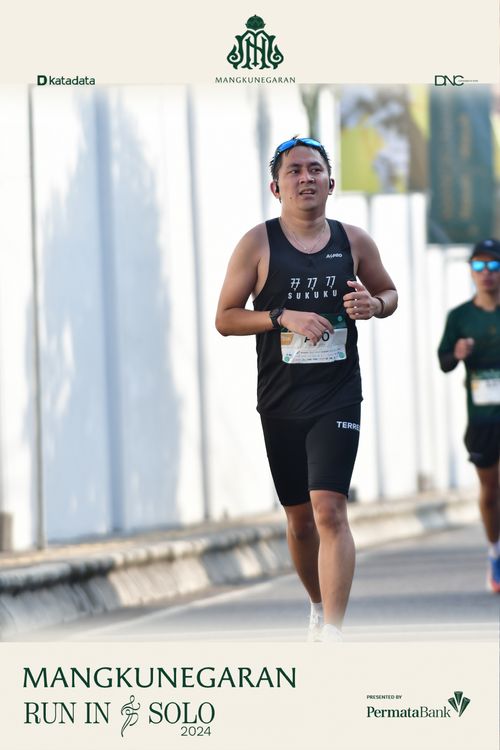 Race photo from Mangkunegaran Run 2024