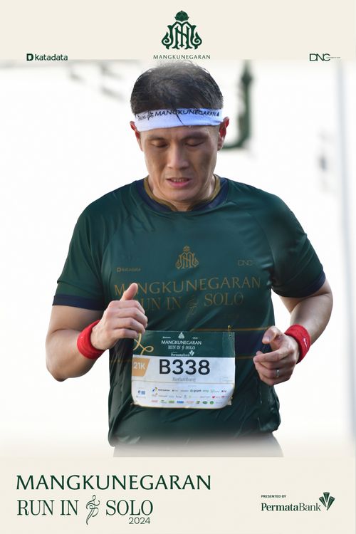 Race photo from Mangkunegaran Run 2024