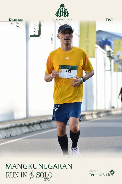 Race photo from Mangkunegaran Run 2024