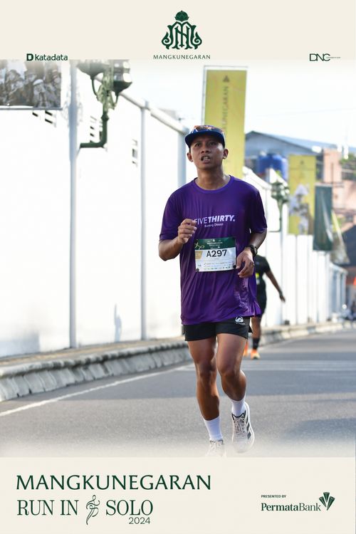 Race photo from Mangkunegaran Run 2024