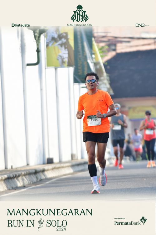 Race photo from Mangkunegaran Run 2024