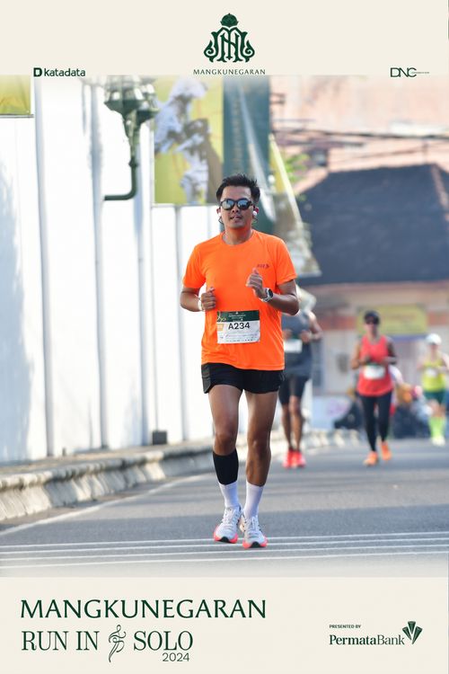 Race photo from Mangkunegaran Run 2024