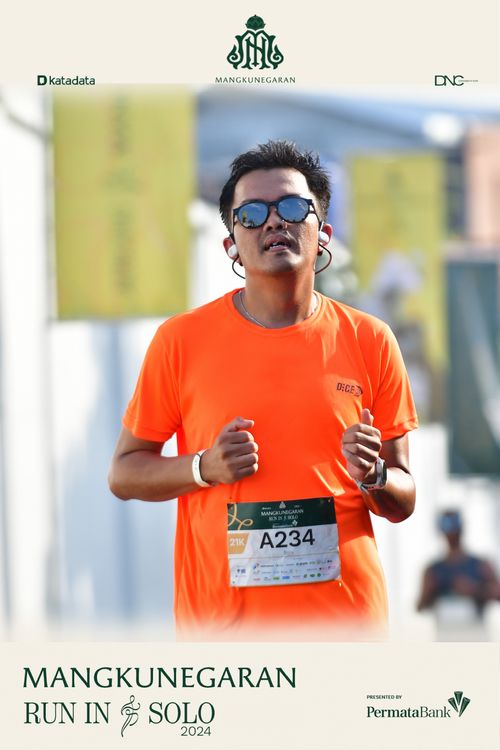 Race photo from Mangkunegaran Run 2024