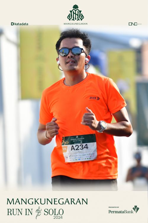 Race photo from Mangkunegaran Run 2024