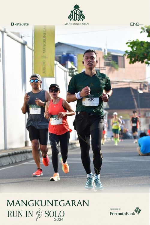 Race photo from Mangkunegaran Run 2024