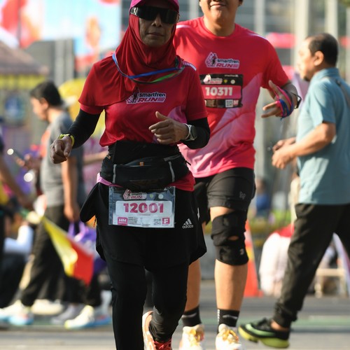 Race photo from SMARTFREN RUN 2026