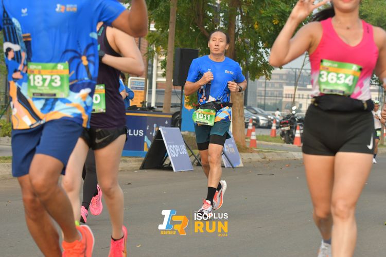 Race photo from ISOPlus Run 2024 Jakarta