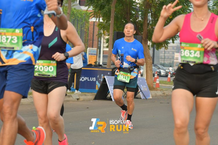 Race photo from ISOPlus Run 2024 Jakarta