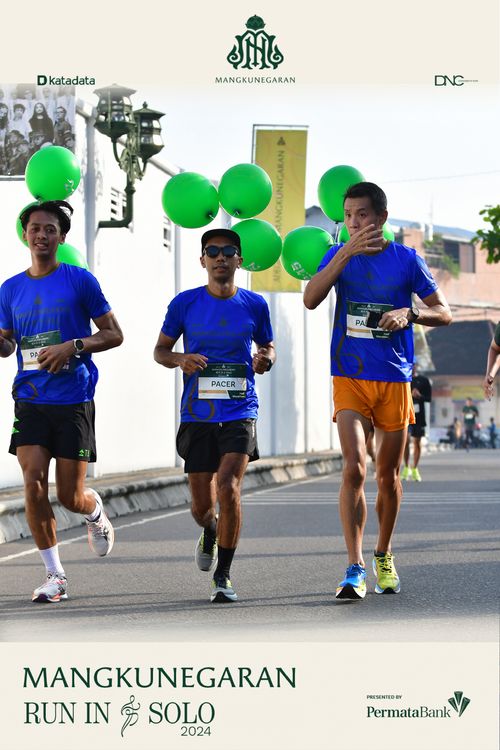 Race photo from Mangkunegaran Run 2024