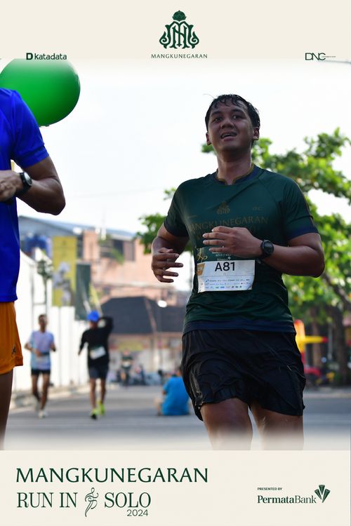 Race photo from Mangkunegaran Run 2024